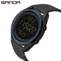 SANDA 6013 Digital Watches Men Luxury Brand LED Display Wristwatch Sports Military Waterproof Watch Clock Relogio Masculino